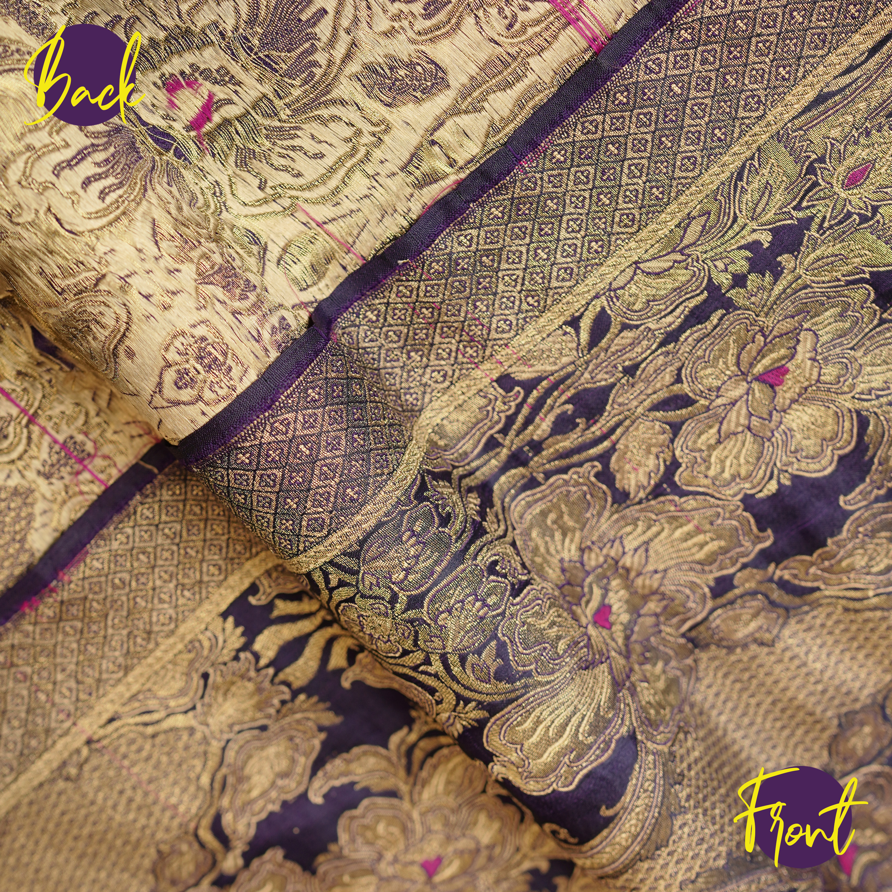 Sadii Jaal Satin Kamkhwab