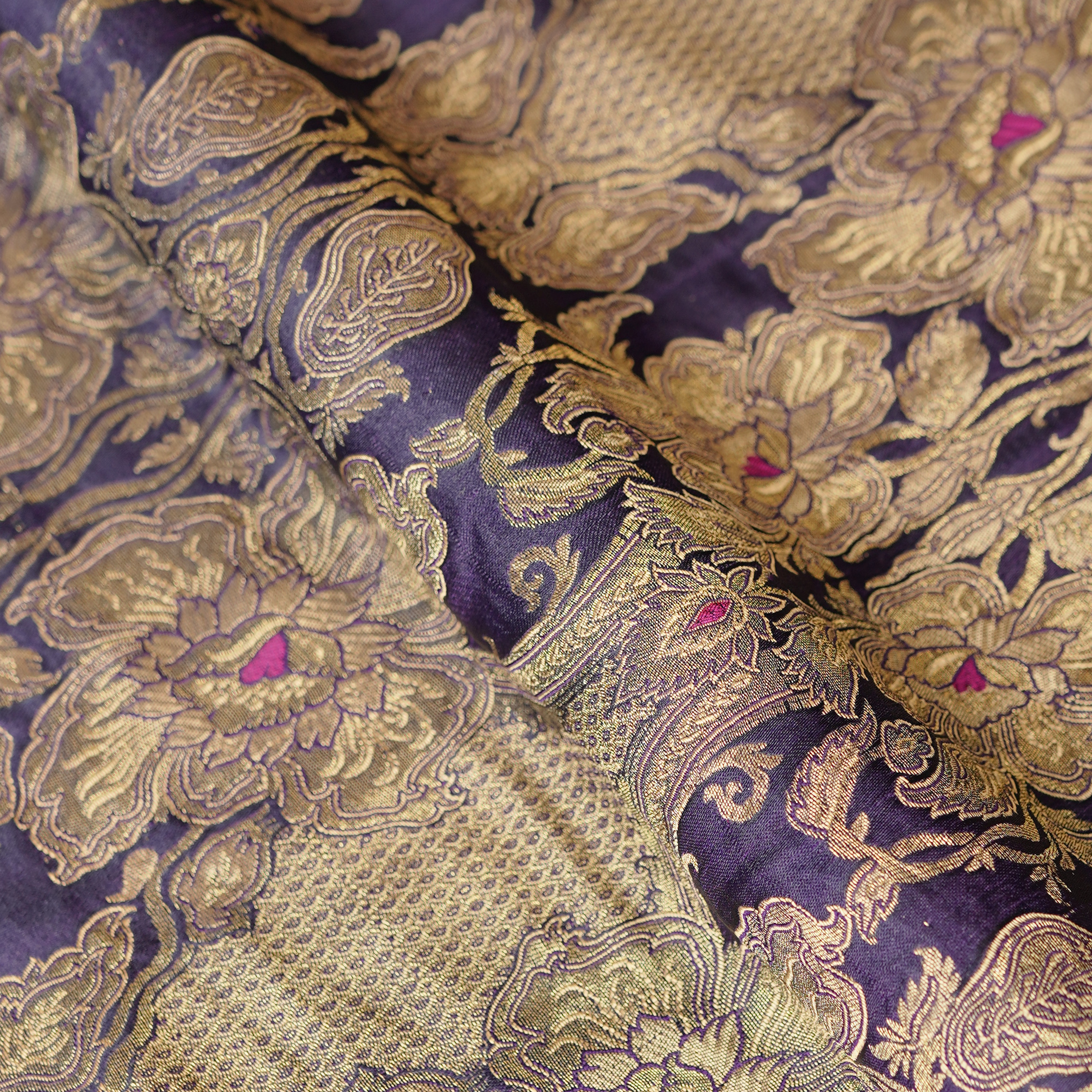 Sadii Jaal Satin Kamkhwab