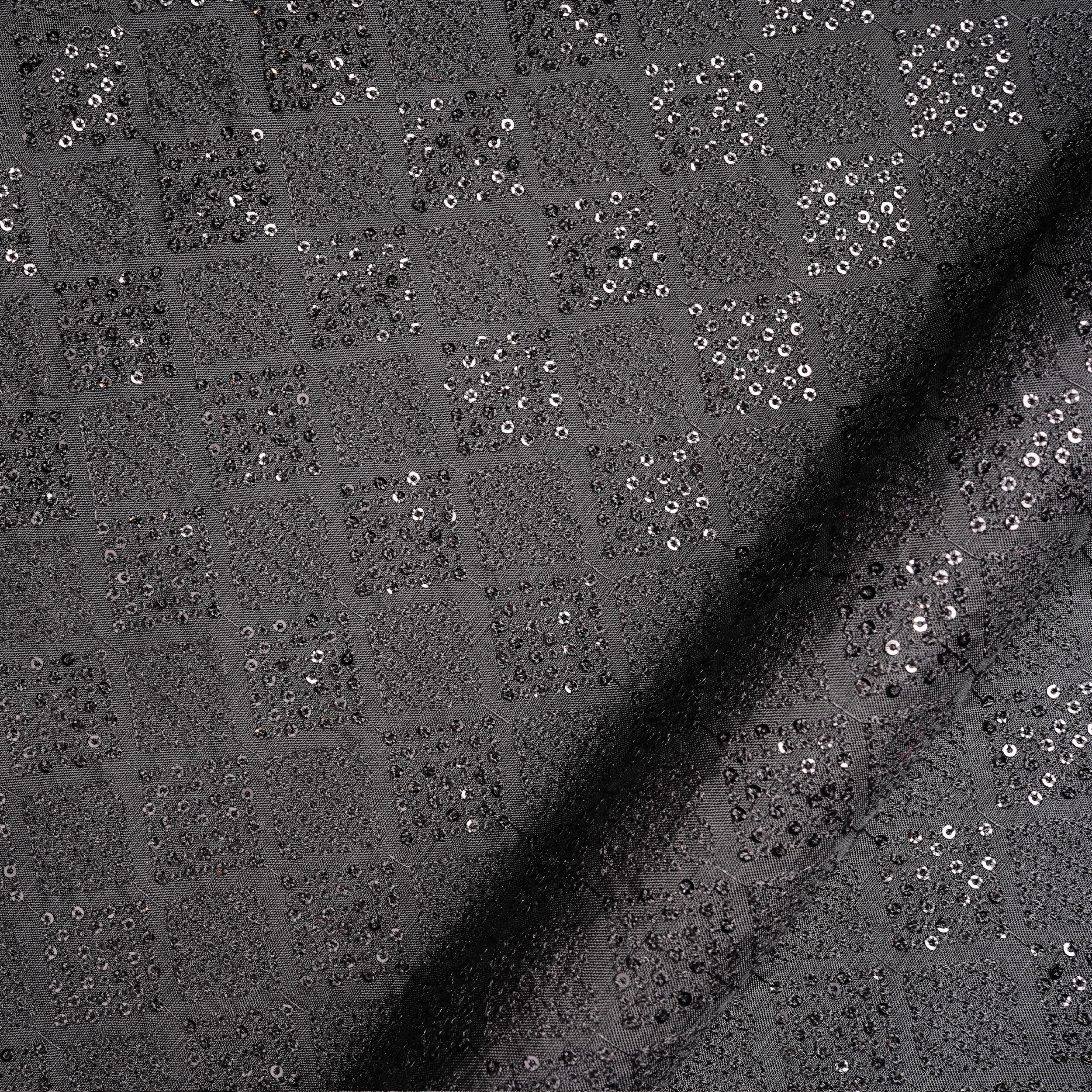 ZarSitara – PK Raw Silk Embroidery Fabric with Sitara Work