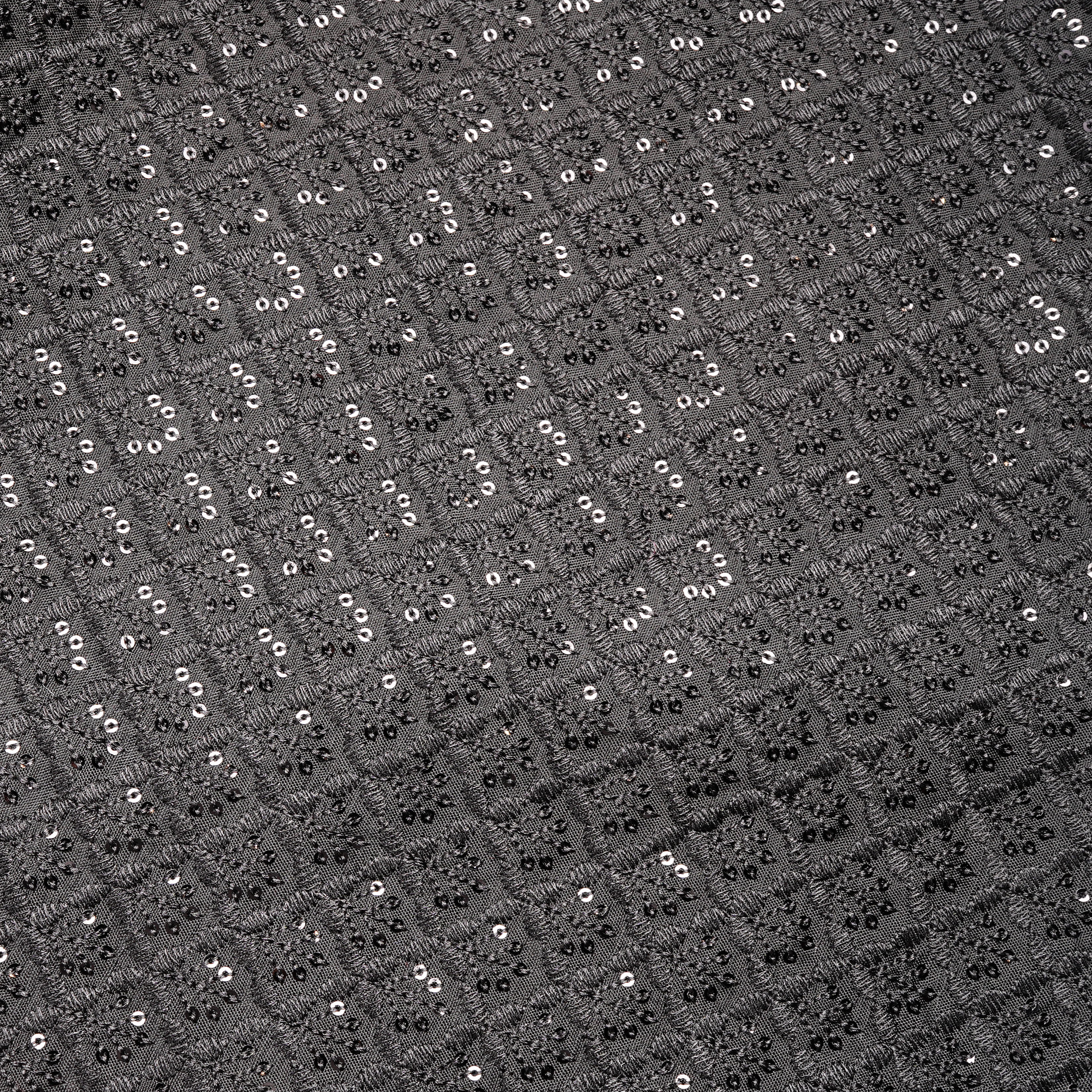 NoorSitara – PK Raw Silk Embroidery Fabric with Sitara Work