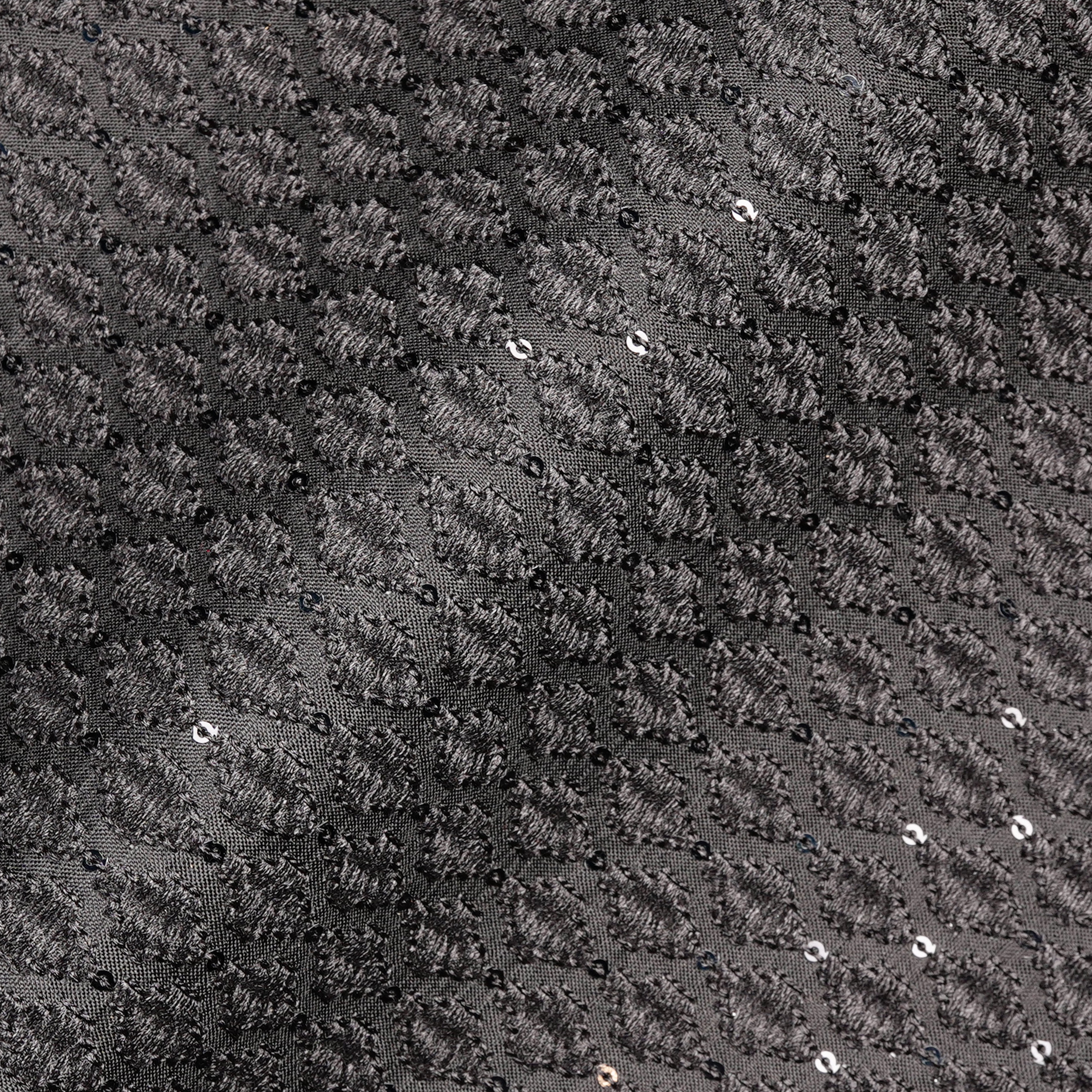 Qandil – PK Raw Silk Embroidery Fabric with Sitara Work