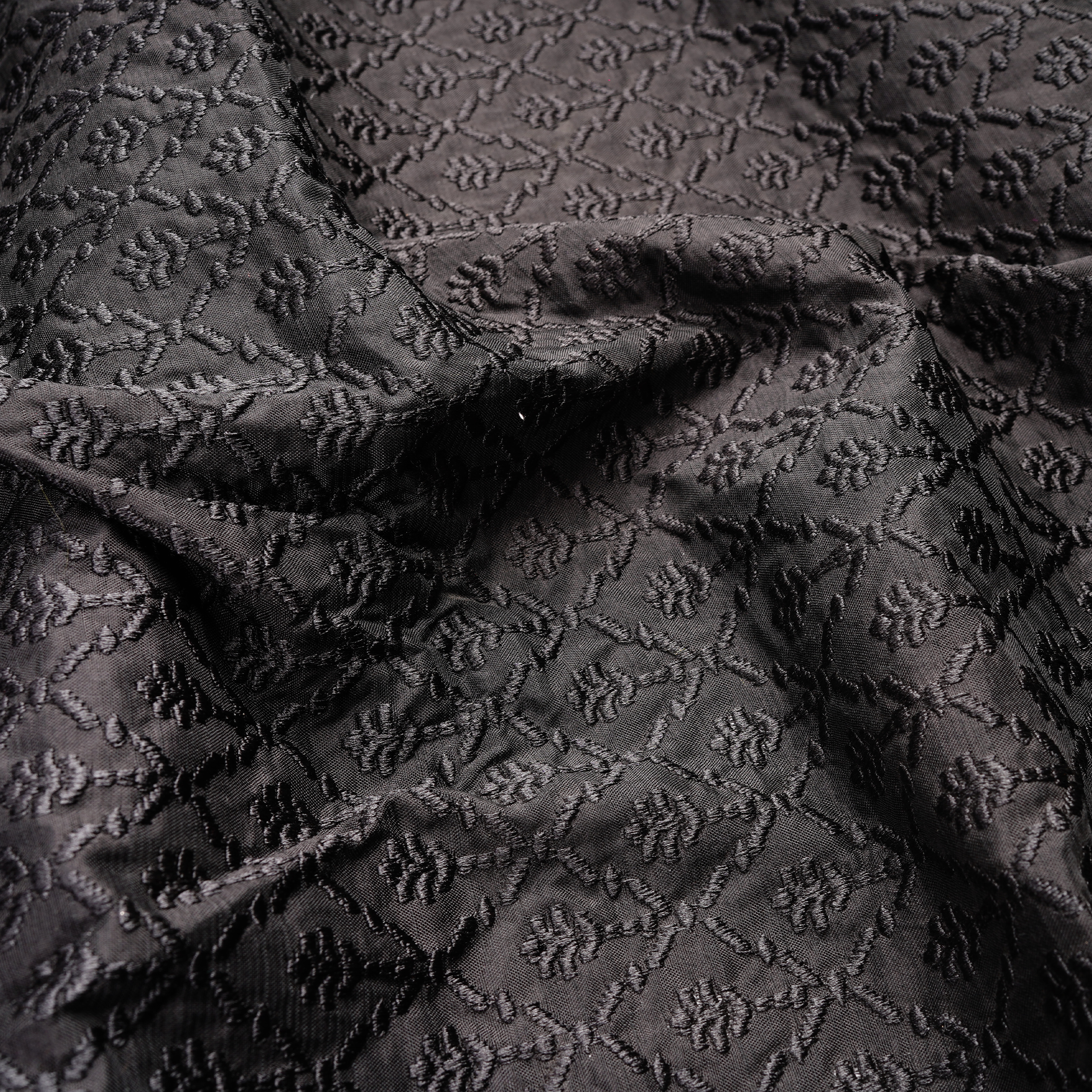 Mehraab – PK Raw Silk Embroidery Fabric