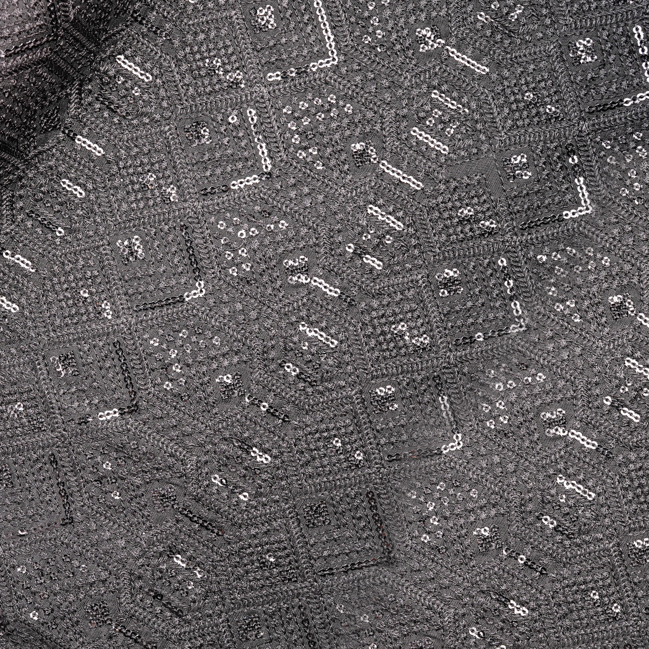 Parwaaz – PK Raw Silk Embroidery Fabric with Sitara Work