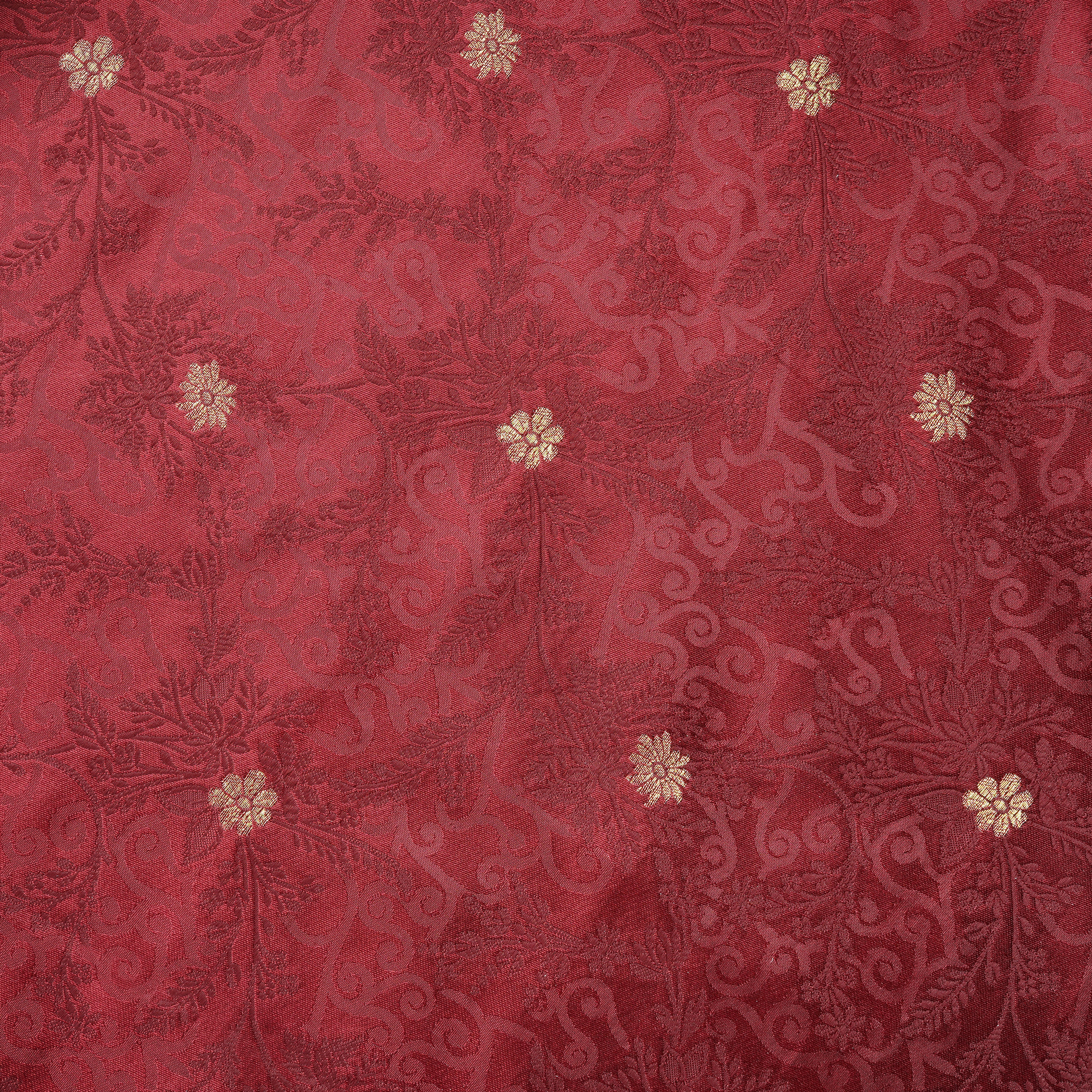 Naqsh-e-Saagar – Pure Self Jamawar (Yarn Dyed | Small Golden Zari Buti)