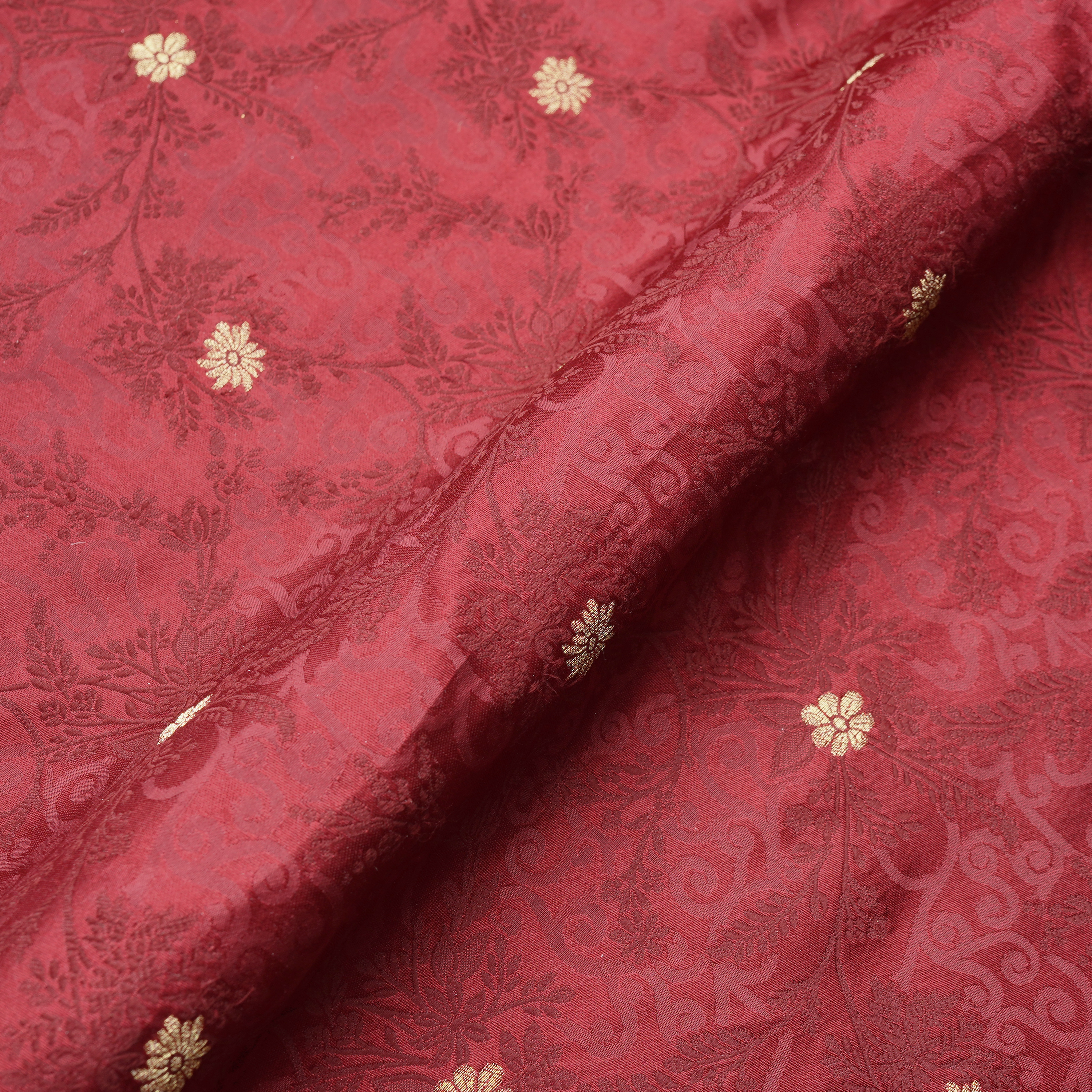 Naqsh-e-Saagar – Pure Self Jamawar (Yarn Dyed | Small Golden Zari Buti)