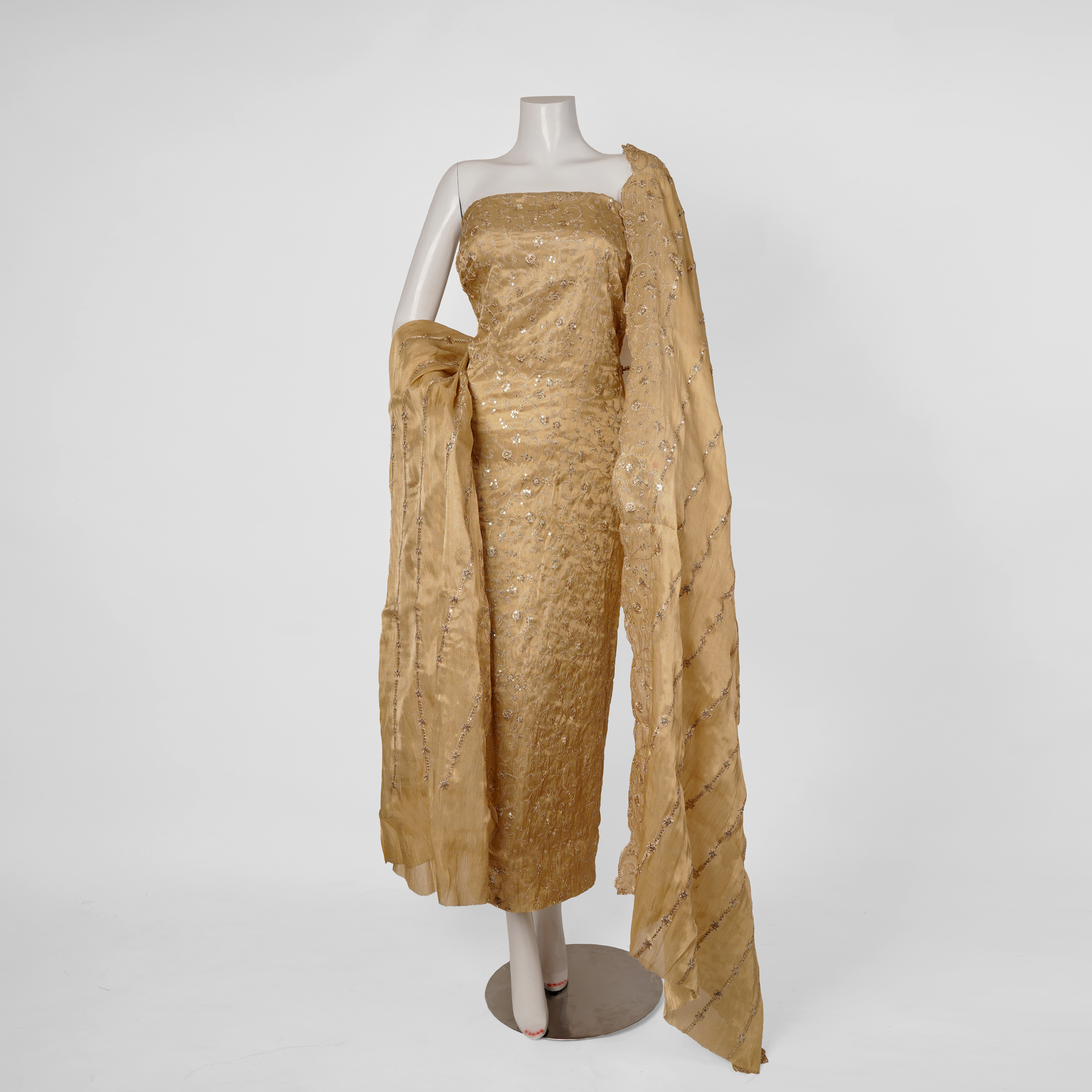 'Tamanna' Luxury Embroidery Pure Masoori