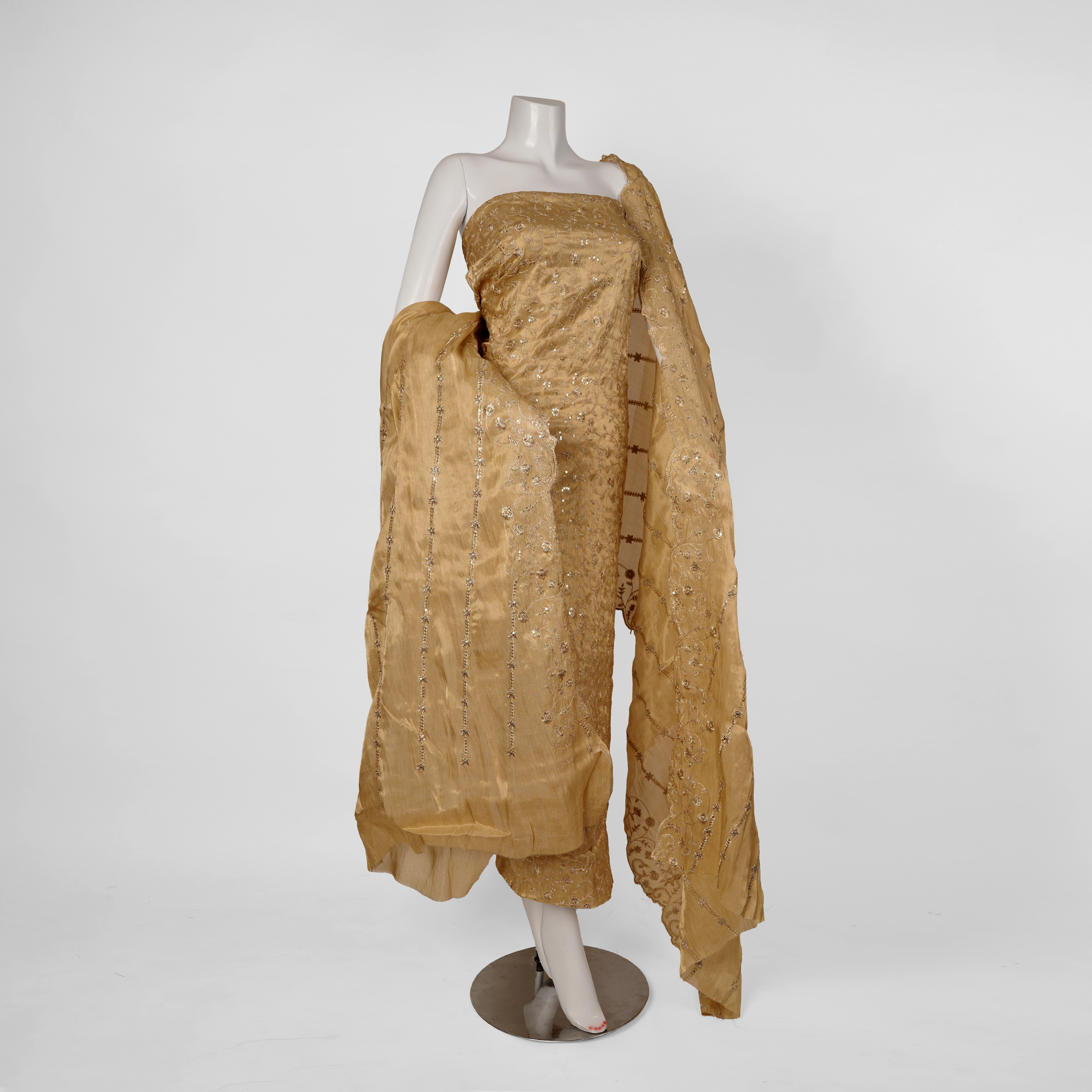 'Tamanna' Luxury Embroidery Pure Masoori