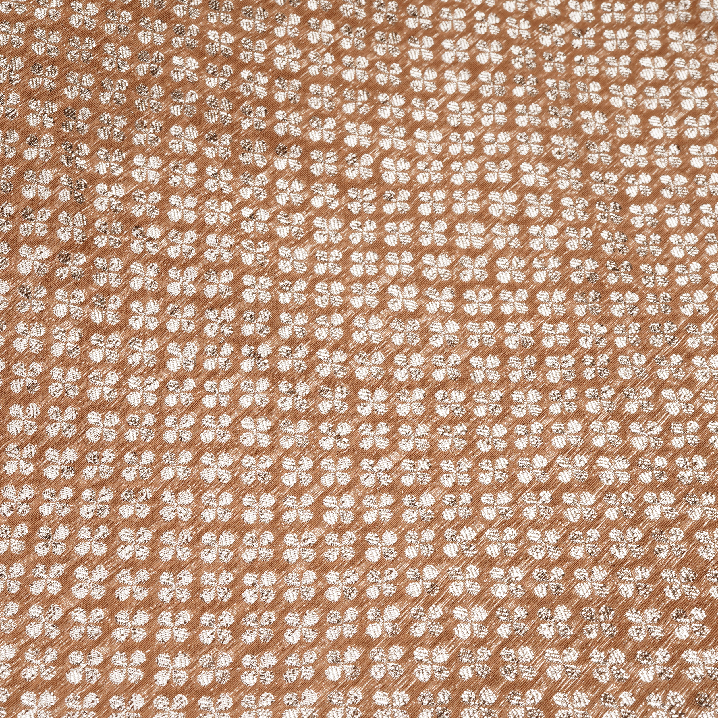 Noorangi – Pure Jamdani Tilla Silk with Silver Zari