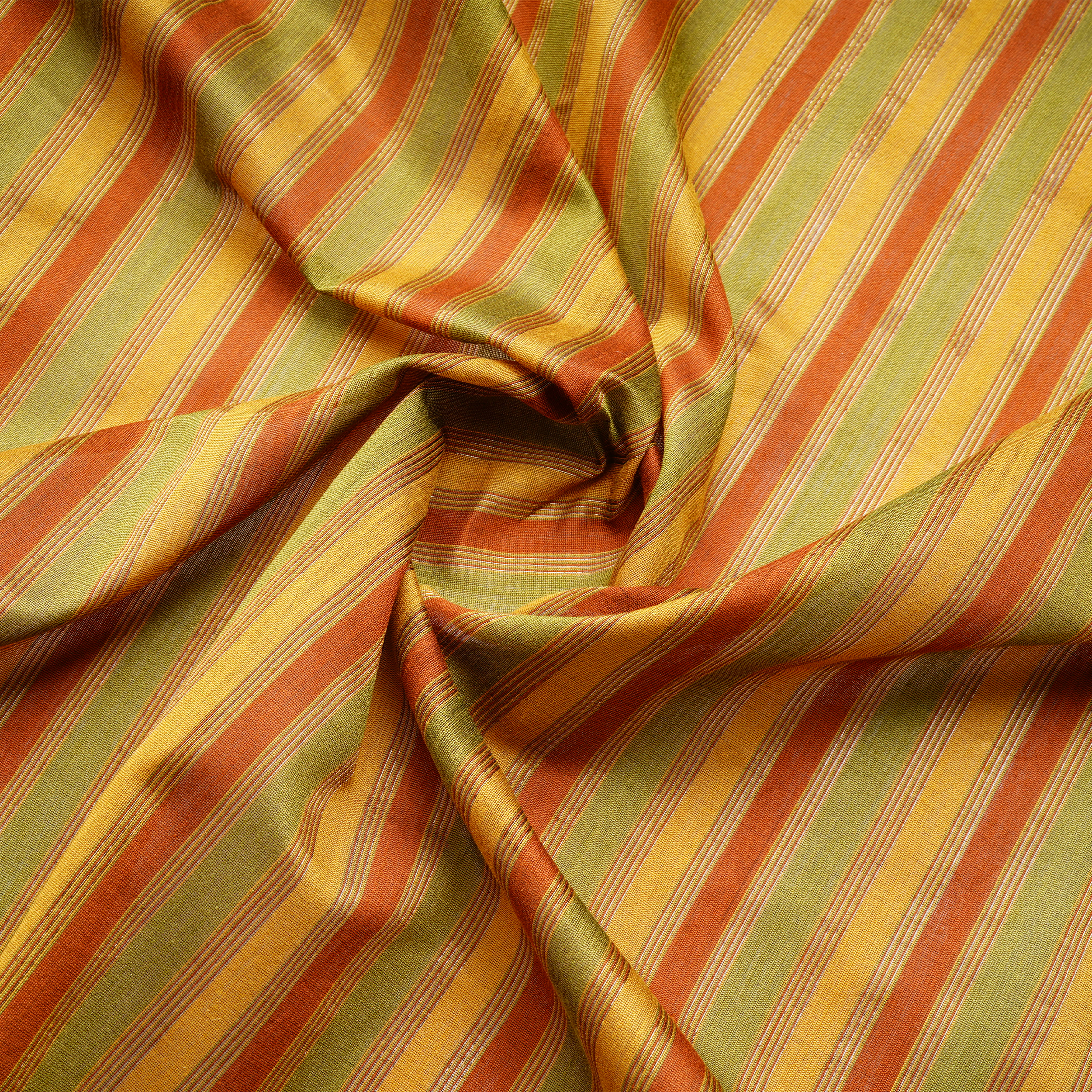 Fitoor – Striped Pure 6-Ply Katan Silk Fabric