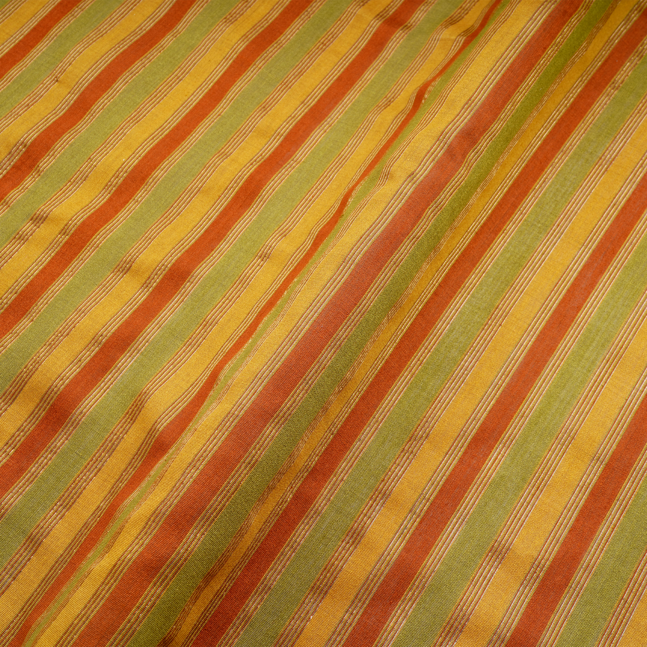 Fitoor – Striped Pure 6-Ply Katan Silk Fabric