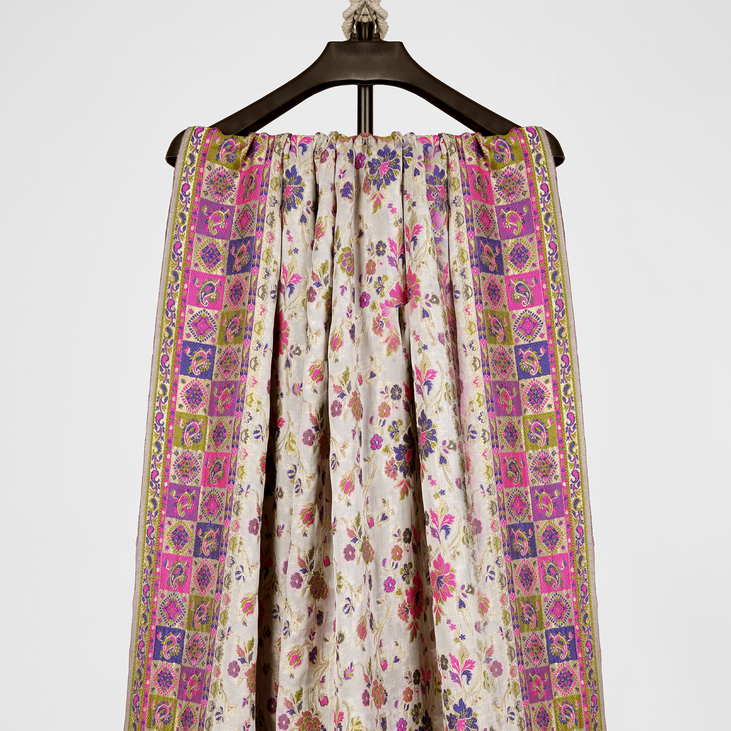 Shan-e-Burda – Kumkhwab Shahi Pure Chiffon Dupatta