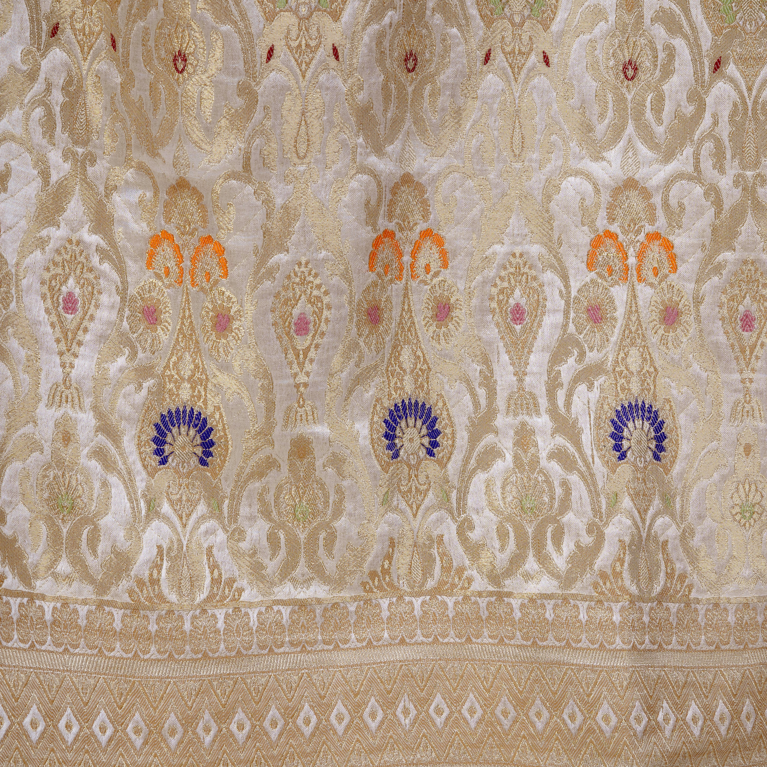 Naubahar – Katan Satin Multi Mina Dupatta