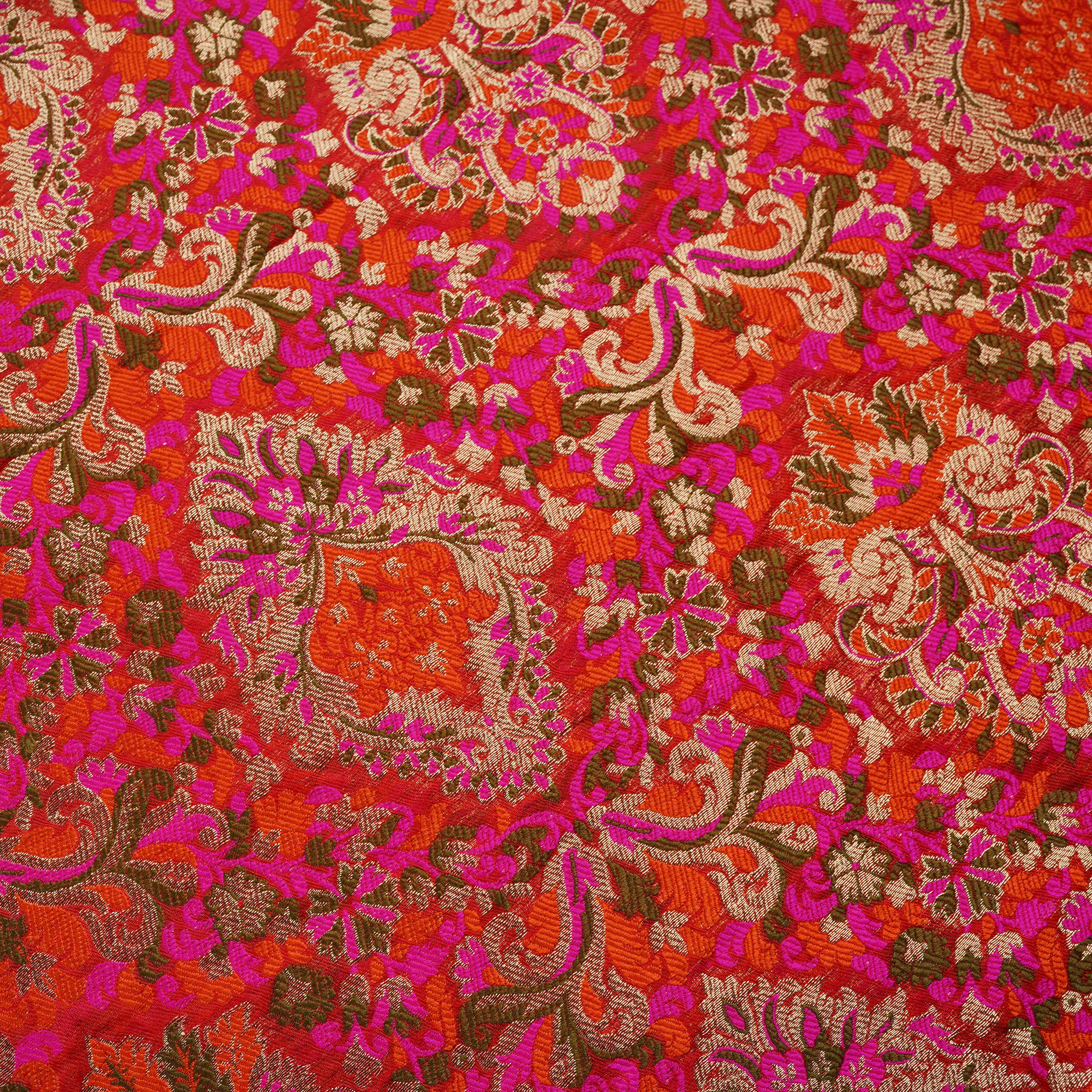 Satlaaj Jamawar Satin Zarbaft