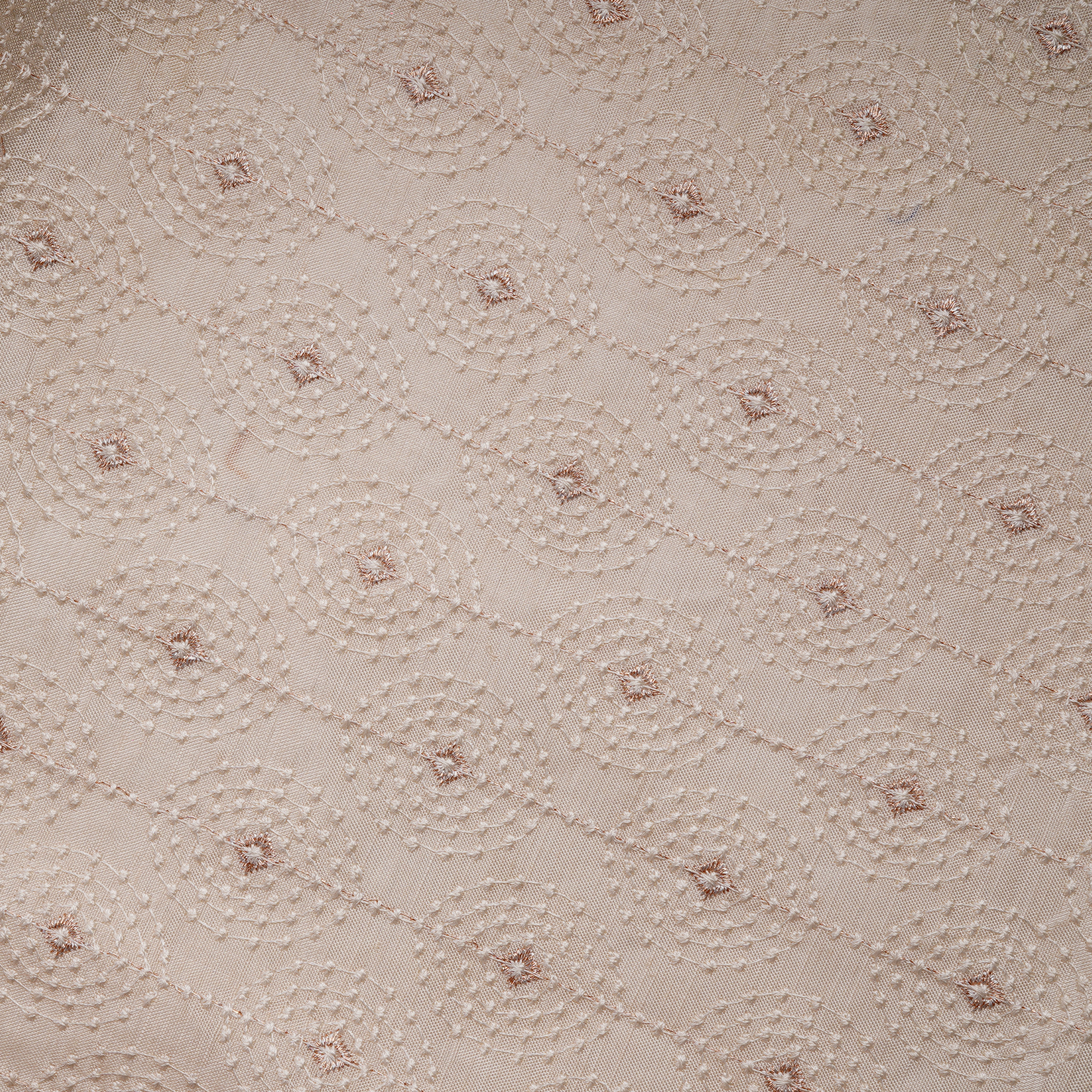 Silsila – PK Raw Silk Embroidery Fabric with Golden & Silver Zari