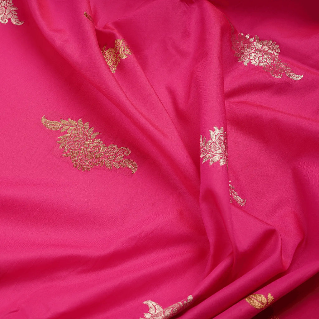 Shehnazir - Blended Katan Silk with Mughal Bunch::Zahra Maham