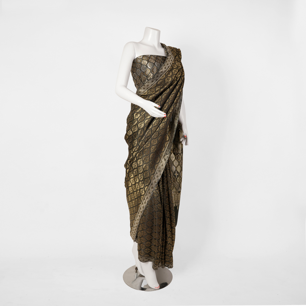 'Mahtaab' Mughal Motifs Saree