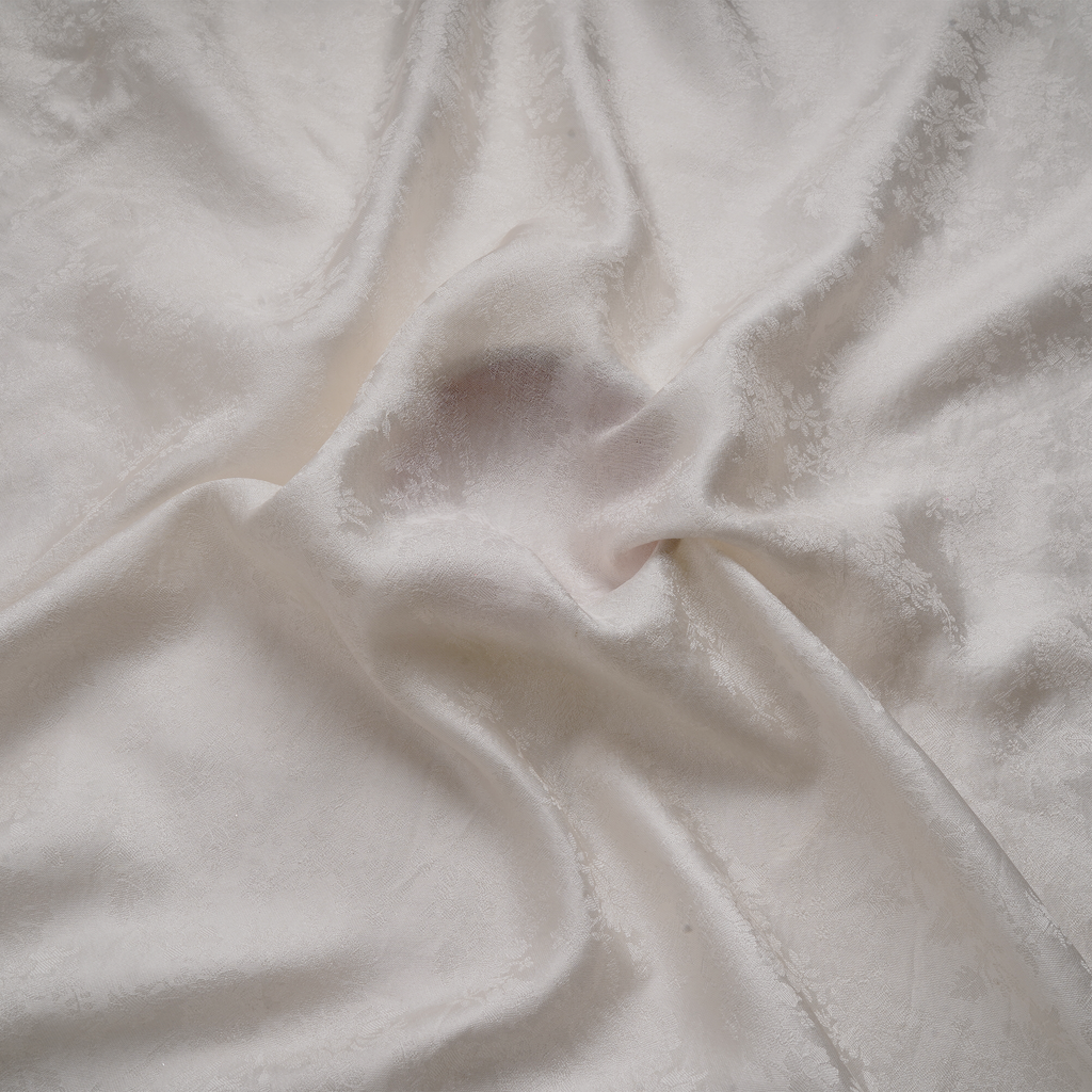 Gulkaar-e-Khaamosh – Pure Katan Self Jamawar (Floral Jaal)