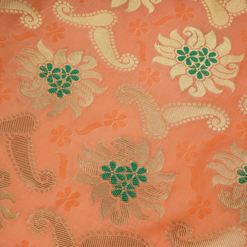 Nayrang-e-Khubsurat – Blended Katan Self Jamawar Silk - Zahra Maham