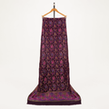 Zeenat (Violet) – Katan Chiffon Atlas Shawl