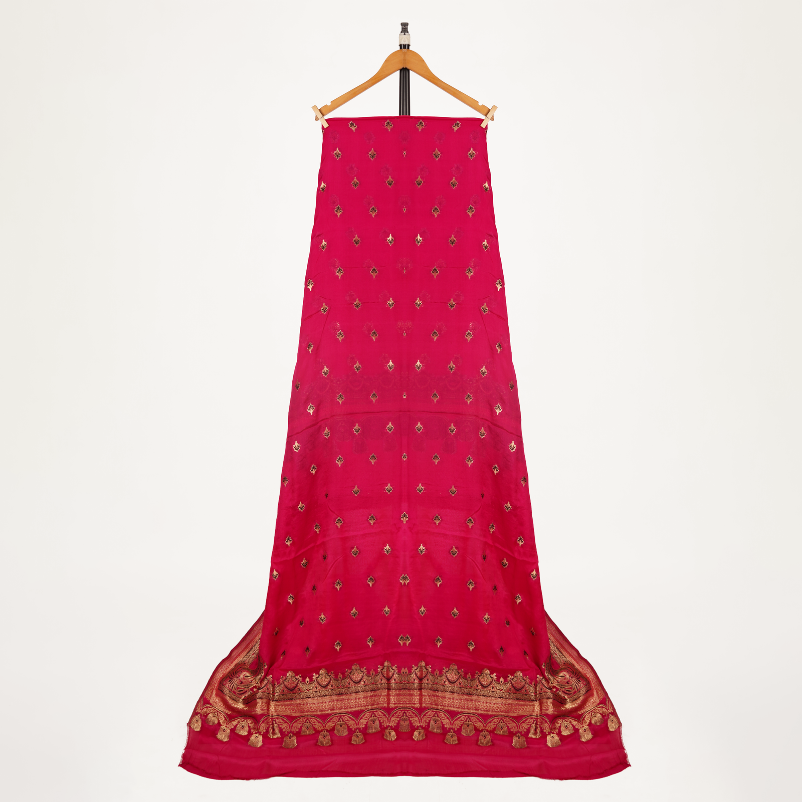 Gulbarg-e-Naz – Pure Katan Chiffon Floral Buti Shawl