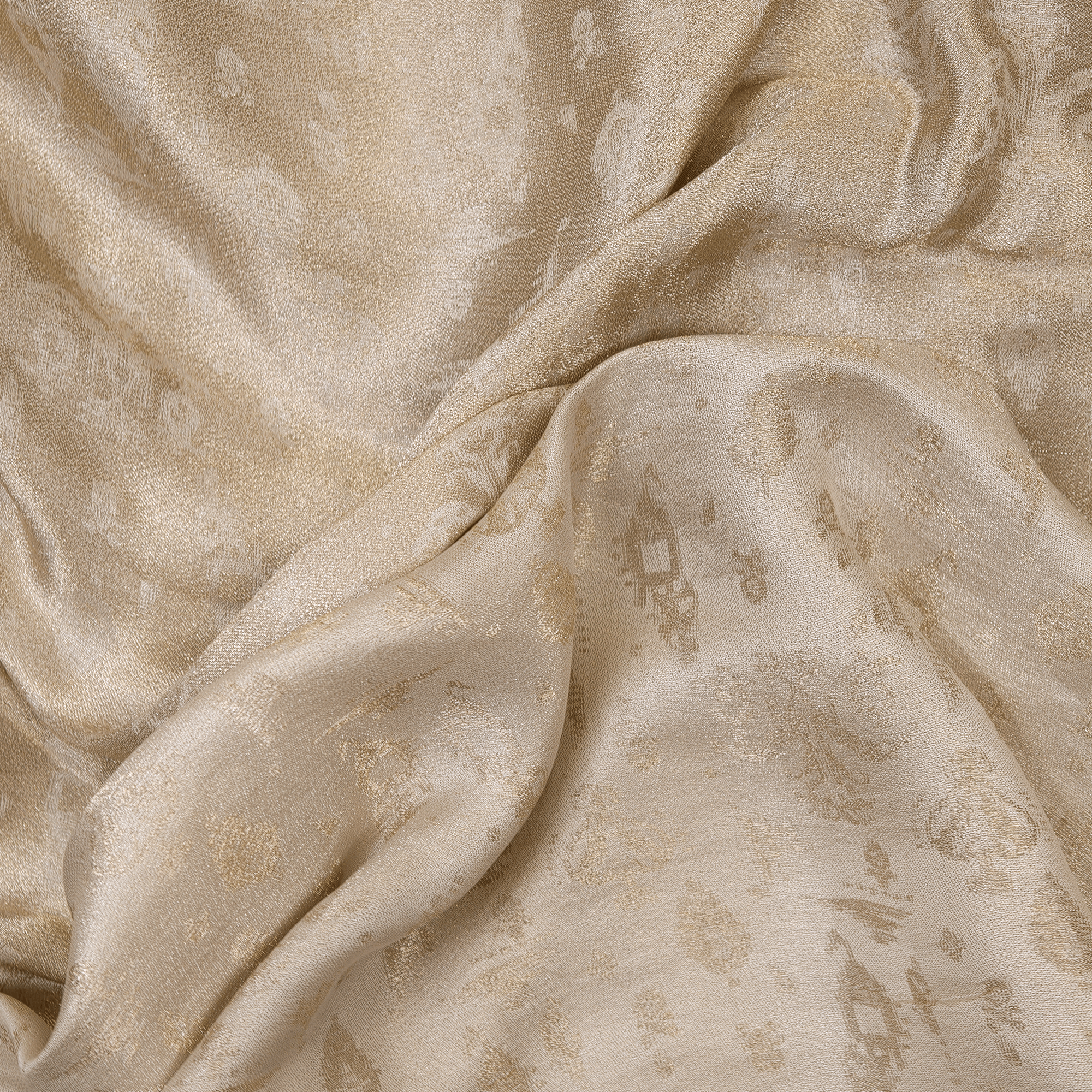 Ruh-e-Abrisham – Pure Mulberry Lama Silk Reversible Floral Weave