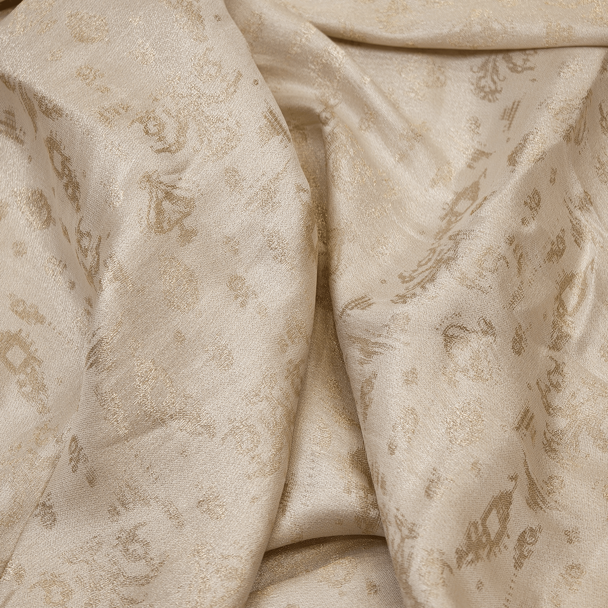 Ruh-e-Abrisham – Pure Mulberry Lama Silk Reversible Floral Weave