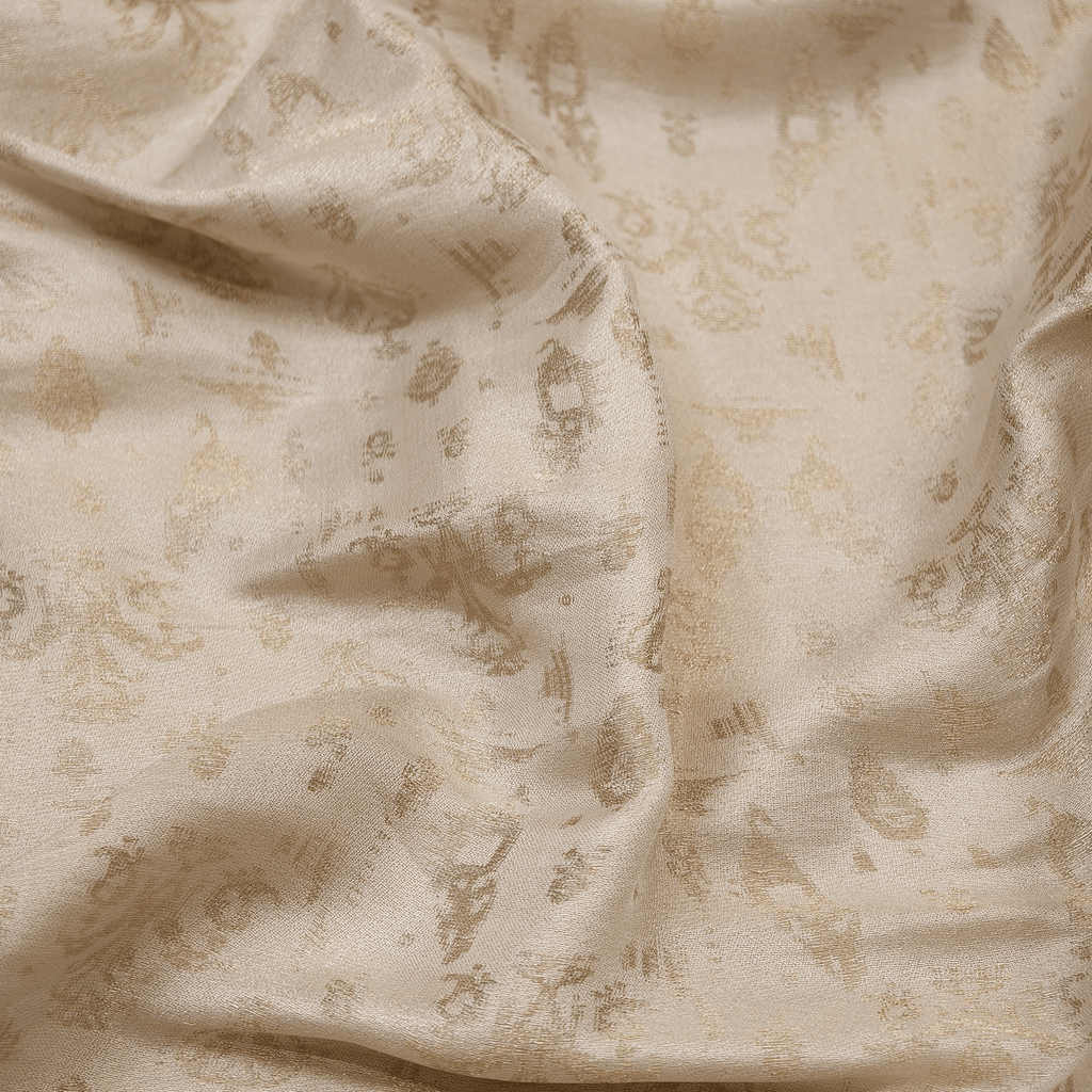 Ruh-e-Abrisham – Pure Mulberry Lama Silk Reversible Floral Weave