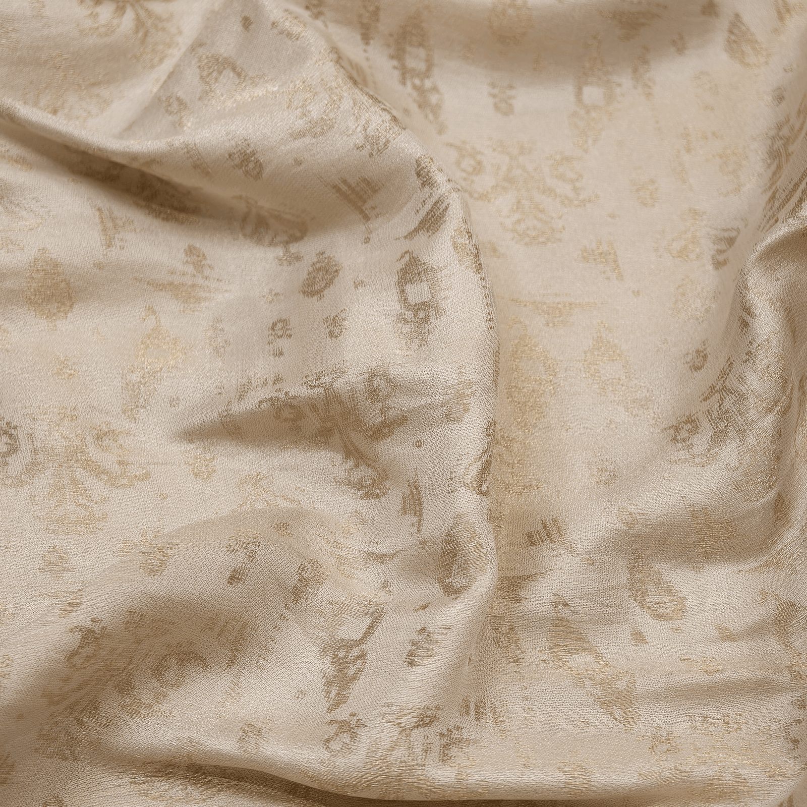 Ruh-e-Abrisham – Pure Mulberry Lama Silk Reversible Floral Weave