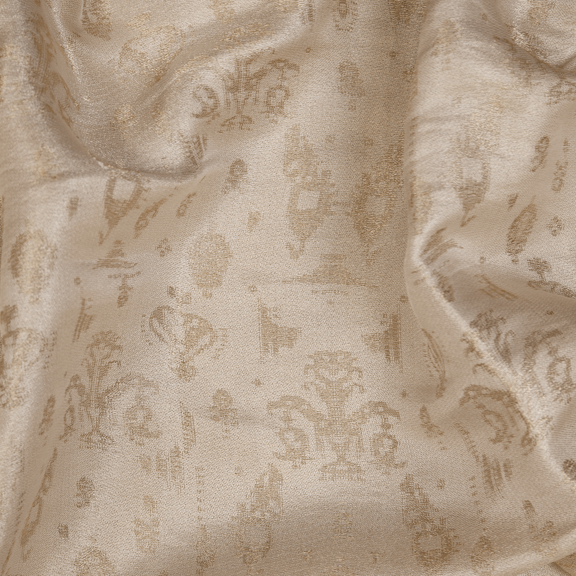 Ruh-e-Abrisham – Pure Mulberry Lama Silk Reversible Floral Weave