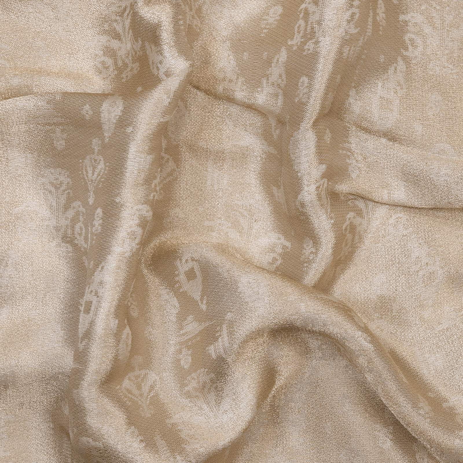 Ruh-e-Abrisham – Pure Mulberry Lama Silk Reversible Floral Weave