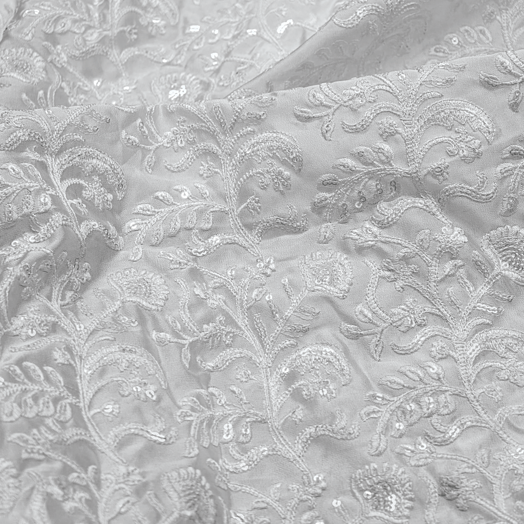 GulAyna Élan – Floral Jaal Embroidered Sheesha Silk