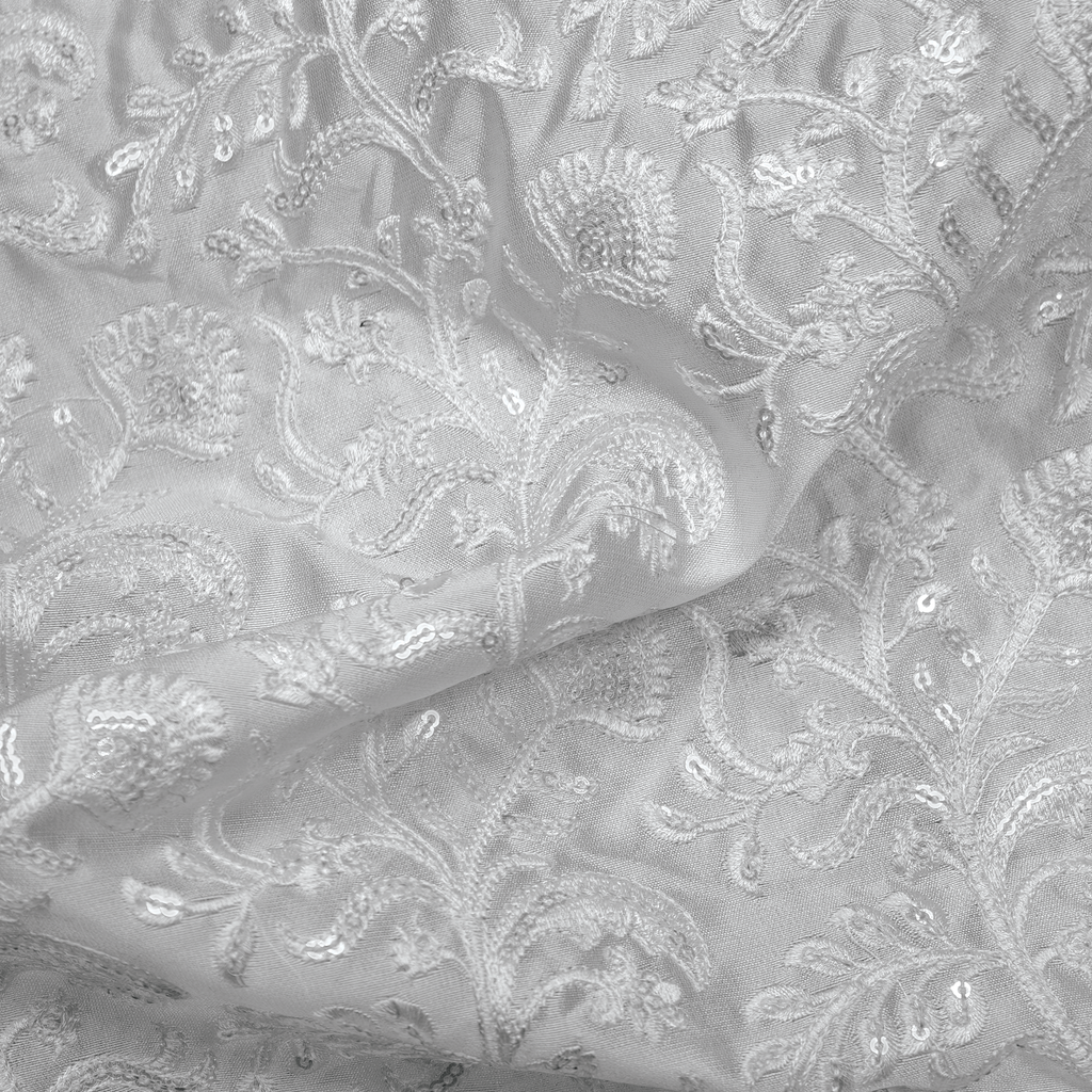 GulAyna Élan – Floral Jaal Embroidered Sheesha Silk