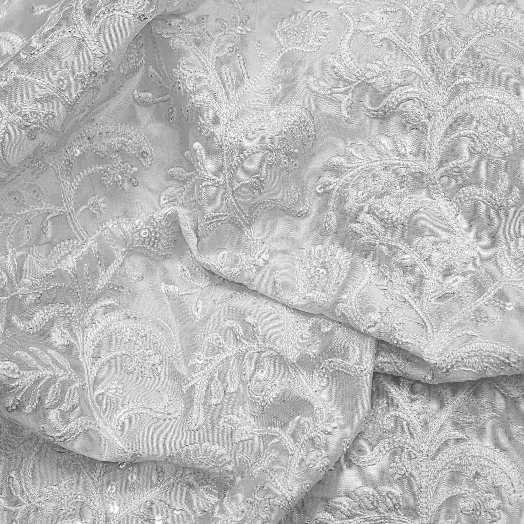 GulAyna Élan – Floral Jaal Embroidered Sheesha Silk