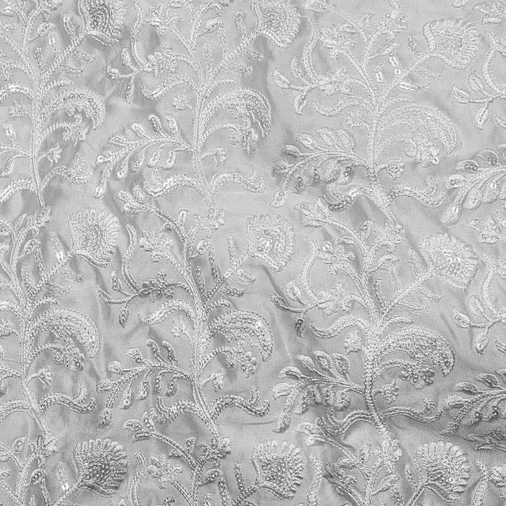 GulAyna Élan – Floral Jaal Embroidered Sheesha Silk