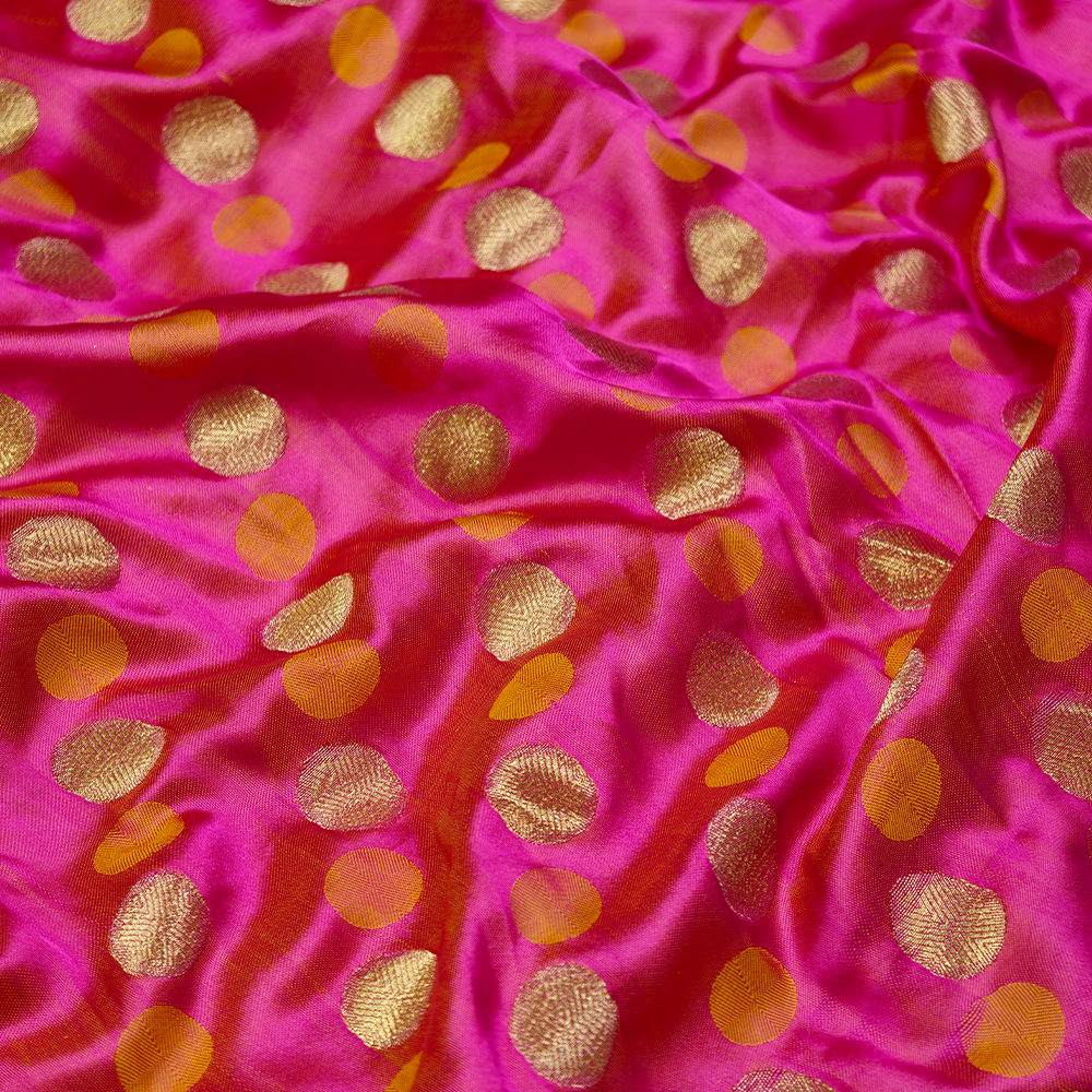 Aatish Nuqta — Yarn Dyed Pure Mulberry Satin Silk