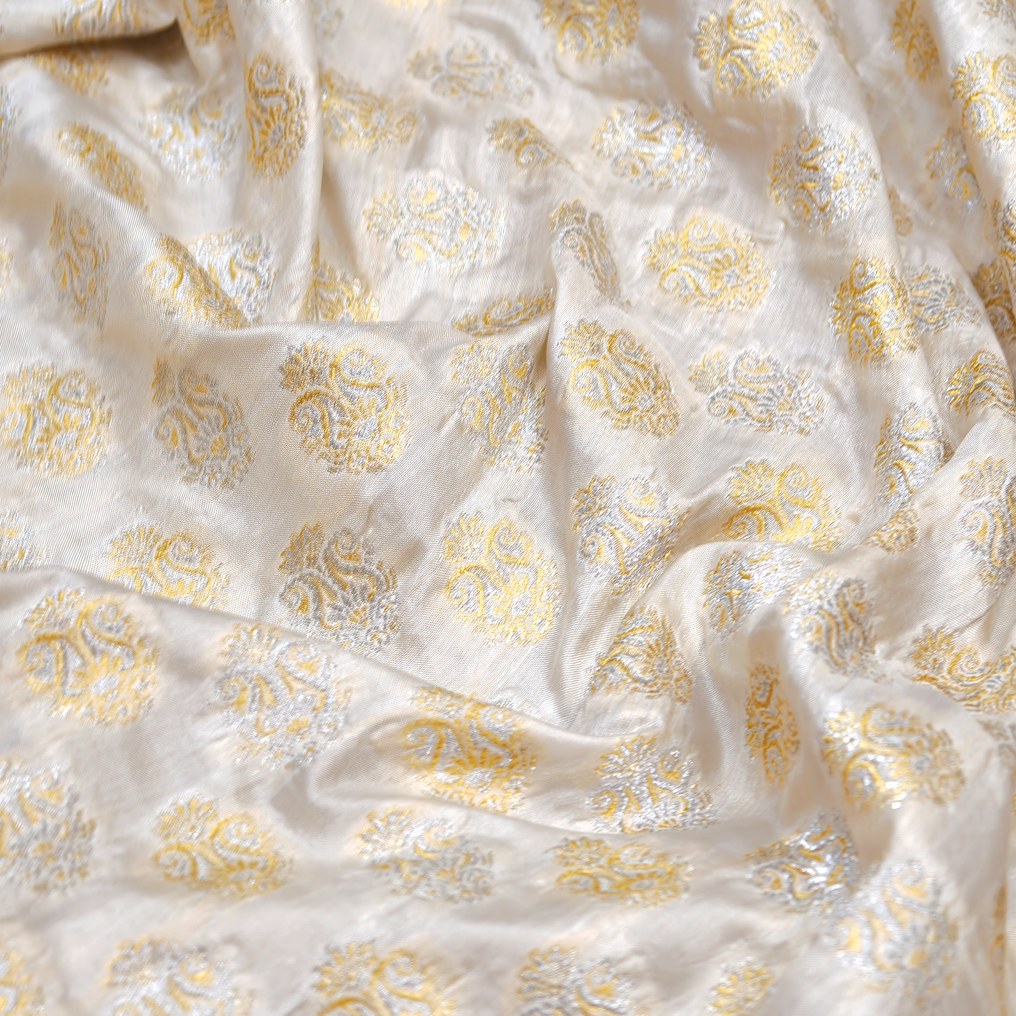 Tajalli Zar — Pure Katan Silk (3.75 Yards)