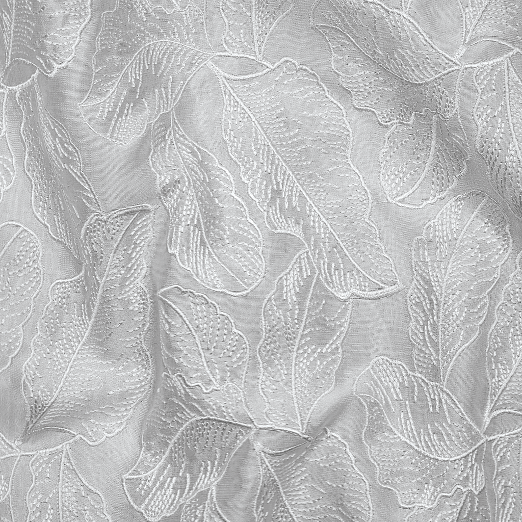 Warq Silk – Leaves Embroidered Sheesha Silk