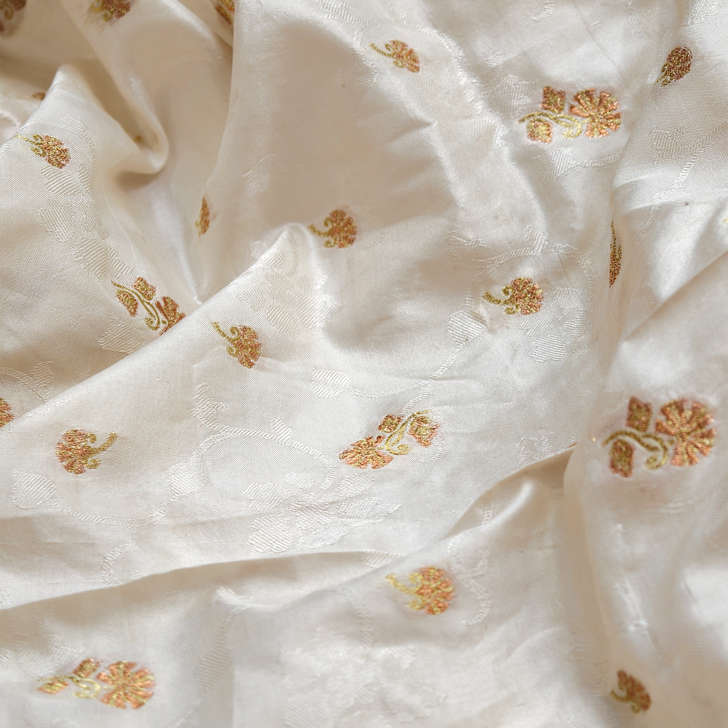 Rosé Booti — Pure Katan Silk (Dupatta)