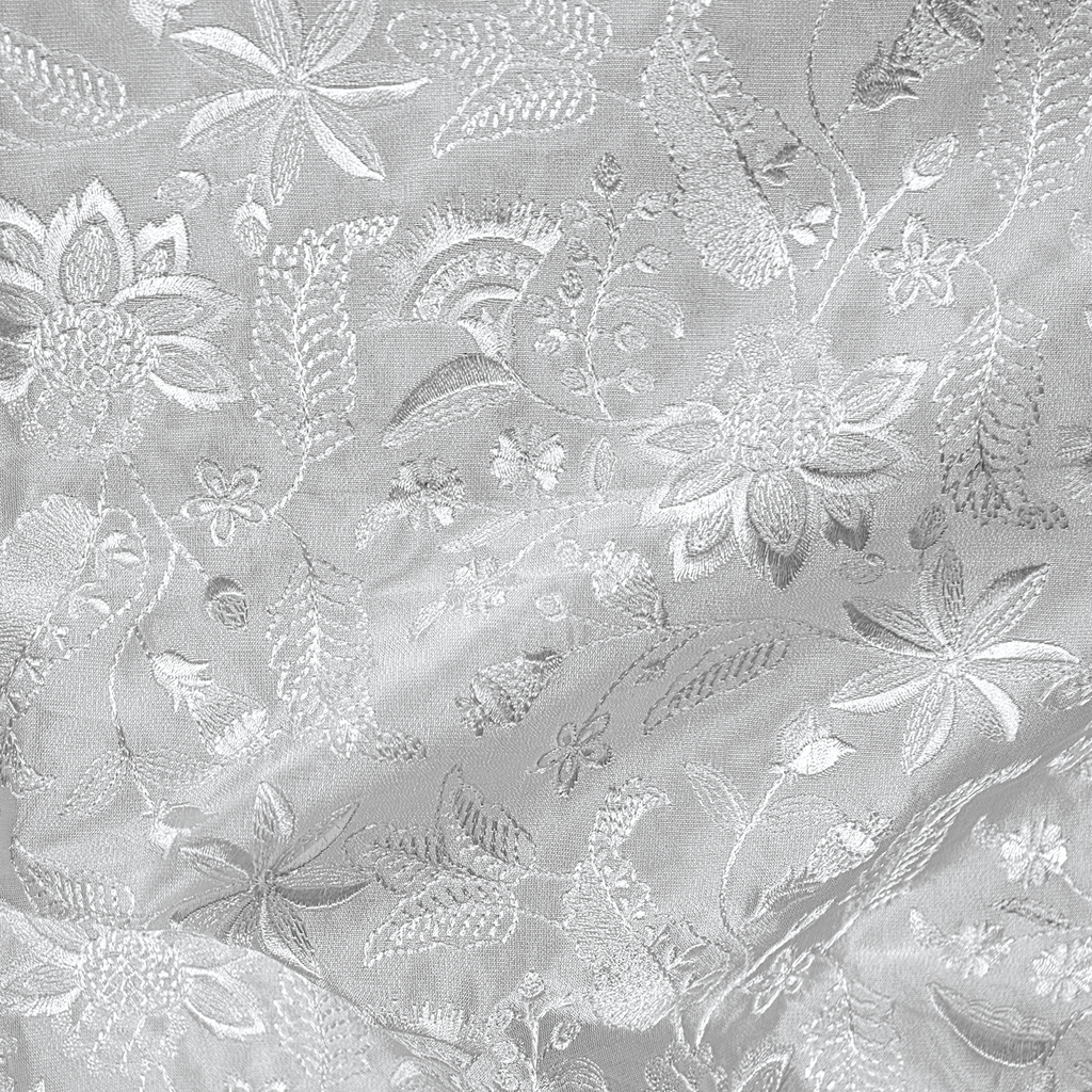 NoorGul Aura – Floral Jaal Embroidered Sheesha Silk