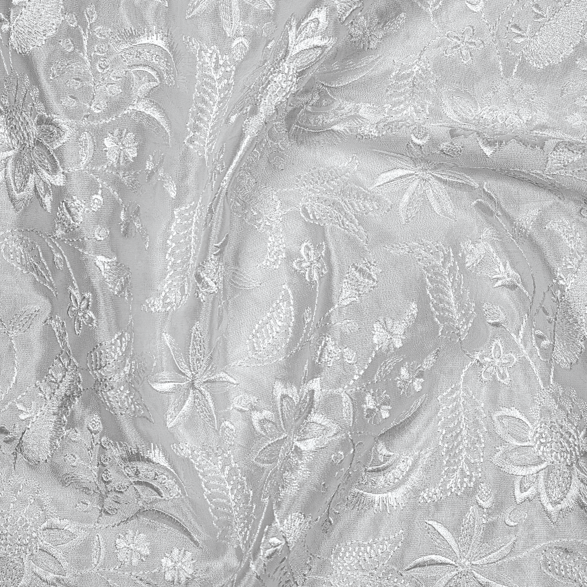 NoorGul Aura – Floral Jaal Embroidered Sheesha Silk