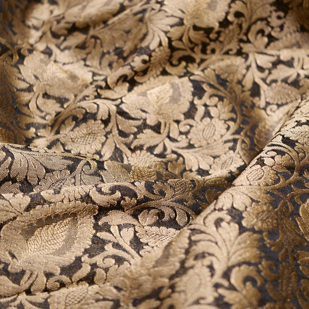 Qasr-e-Zar — Pure Katan Satin (3.5 Yards)