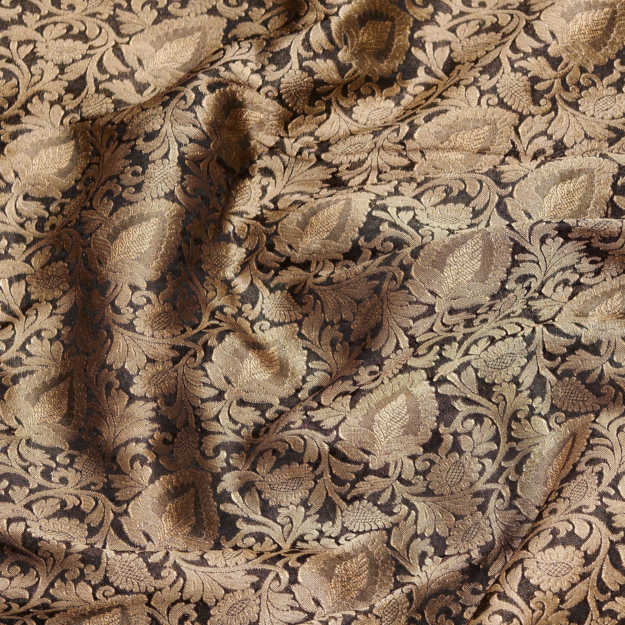 Qasr-e-Zar — Pure Katan Satin (3.5 Yards)