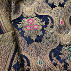 Baad-e-Gulshan – Pure Katan Satin (Blue)