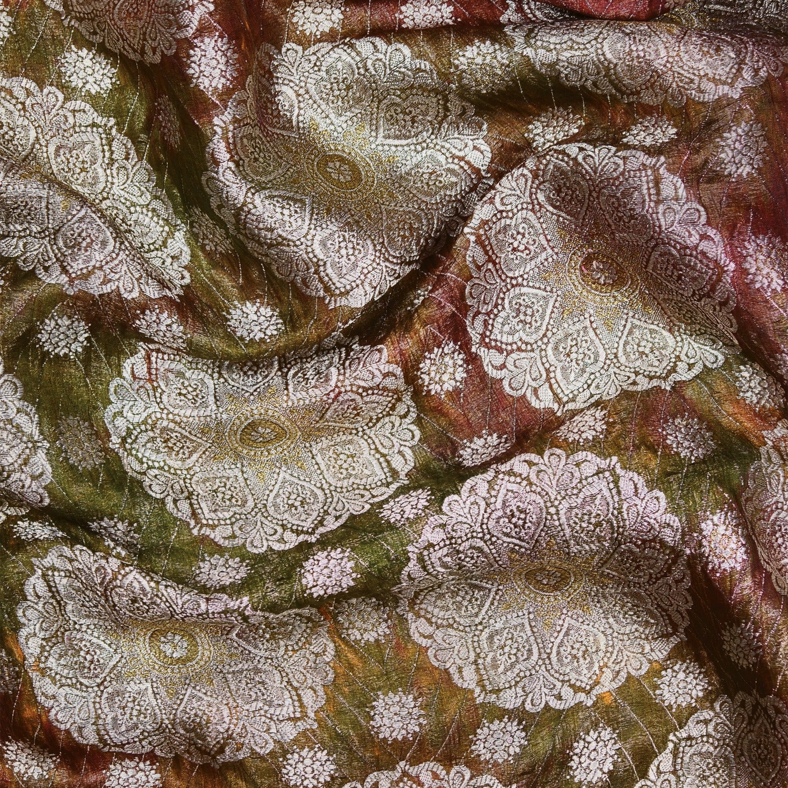 Surkhaf – Pure Katan Atlas Multi Dyed