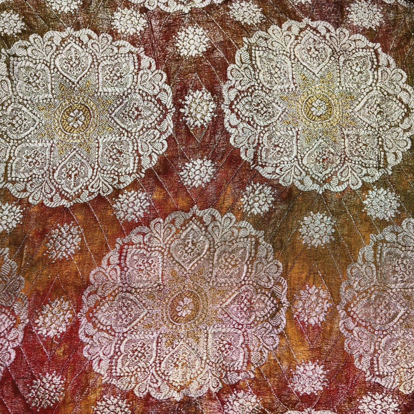 Surkhaf – Pure Katan Atlas Multi Dyed