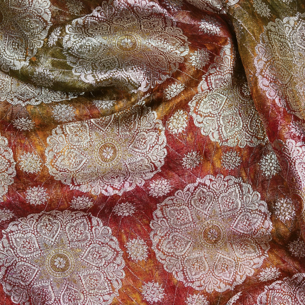 Surkhaf – Pure Katan Atlas Multi Dyed