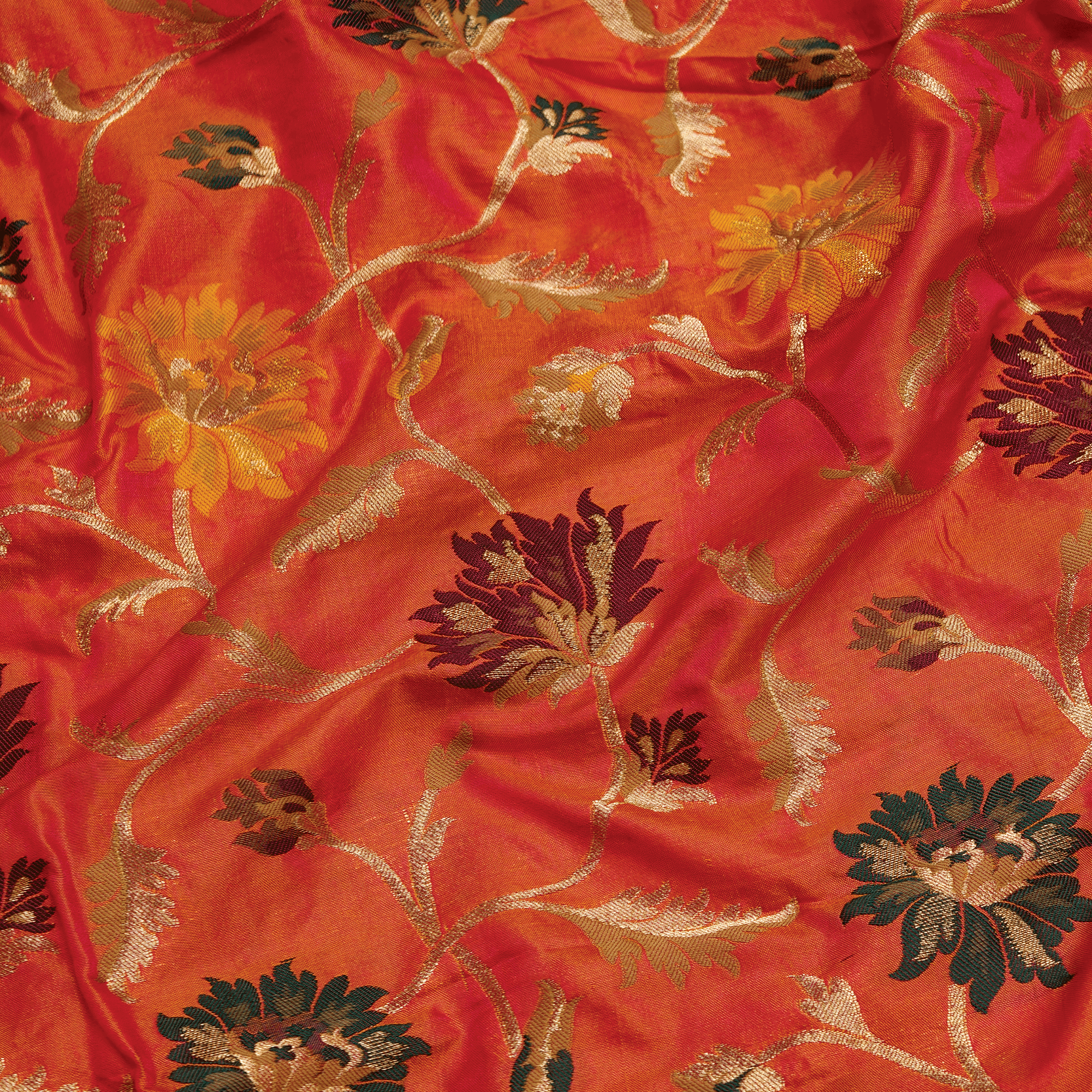 Aatish Gul — Pure Katan Silk (2 Yards) - Zahra Maham