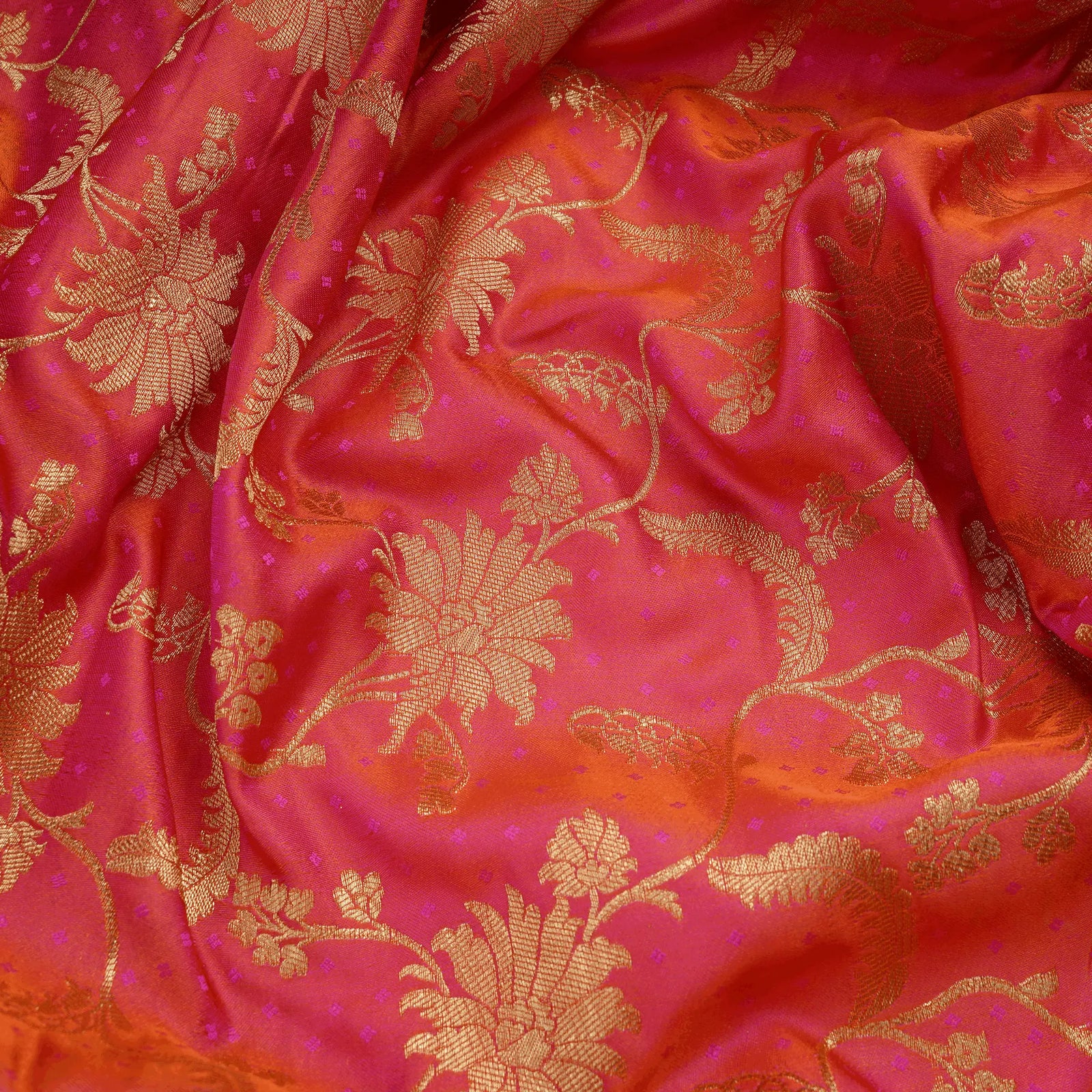 Naqsh-e-Hina – Satin Self Jamawar Jaal::Zahra Maham