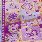 Musaffa Pure Chiffon Floral Jaal Kamkhwab
