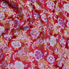 Musaffa Pure Chiffon Floral Jaal Kamkhwab